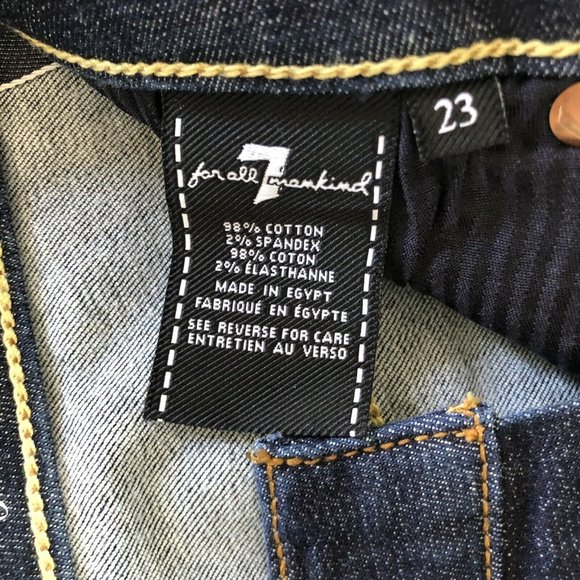 7 For all Mankind Women's 'High Waist Gwenevere' Skinny Jeans RU0446190 size 23 - Picture 5 of 5